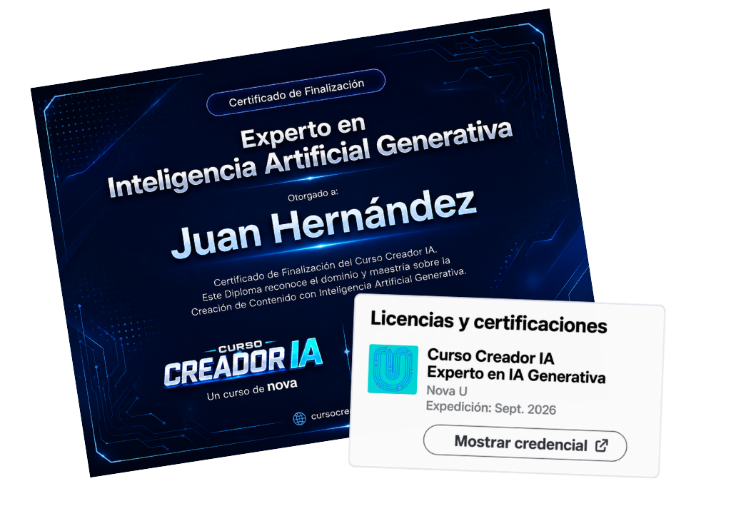 Certificado de Experto en Inteligencia Artificial Generativa